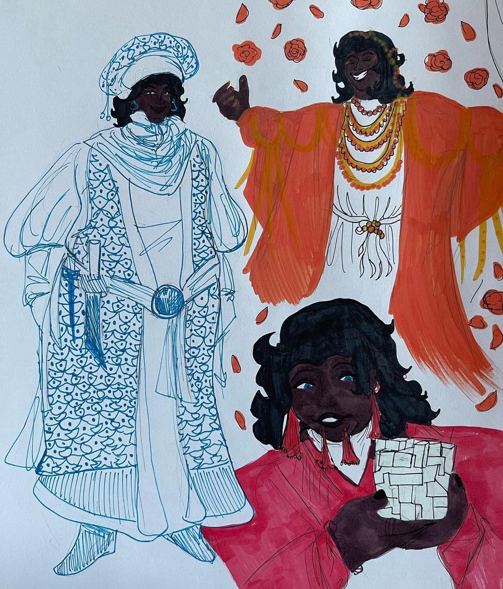missmanhat's tweet photo. Zebe and Helinas family! 
She is royalty that eloped with Zebe (stepped down from empire), but he was already successful in Ephrayim as a leading merchant. 
More information about them on my Instagram! ❤️

#_ZebesStory_ 
#myocs #originalcharacters #originalcharacter 
  #sketches https://t.co/p0W9dn4W0h