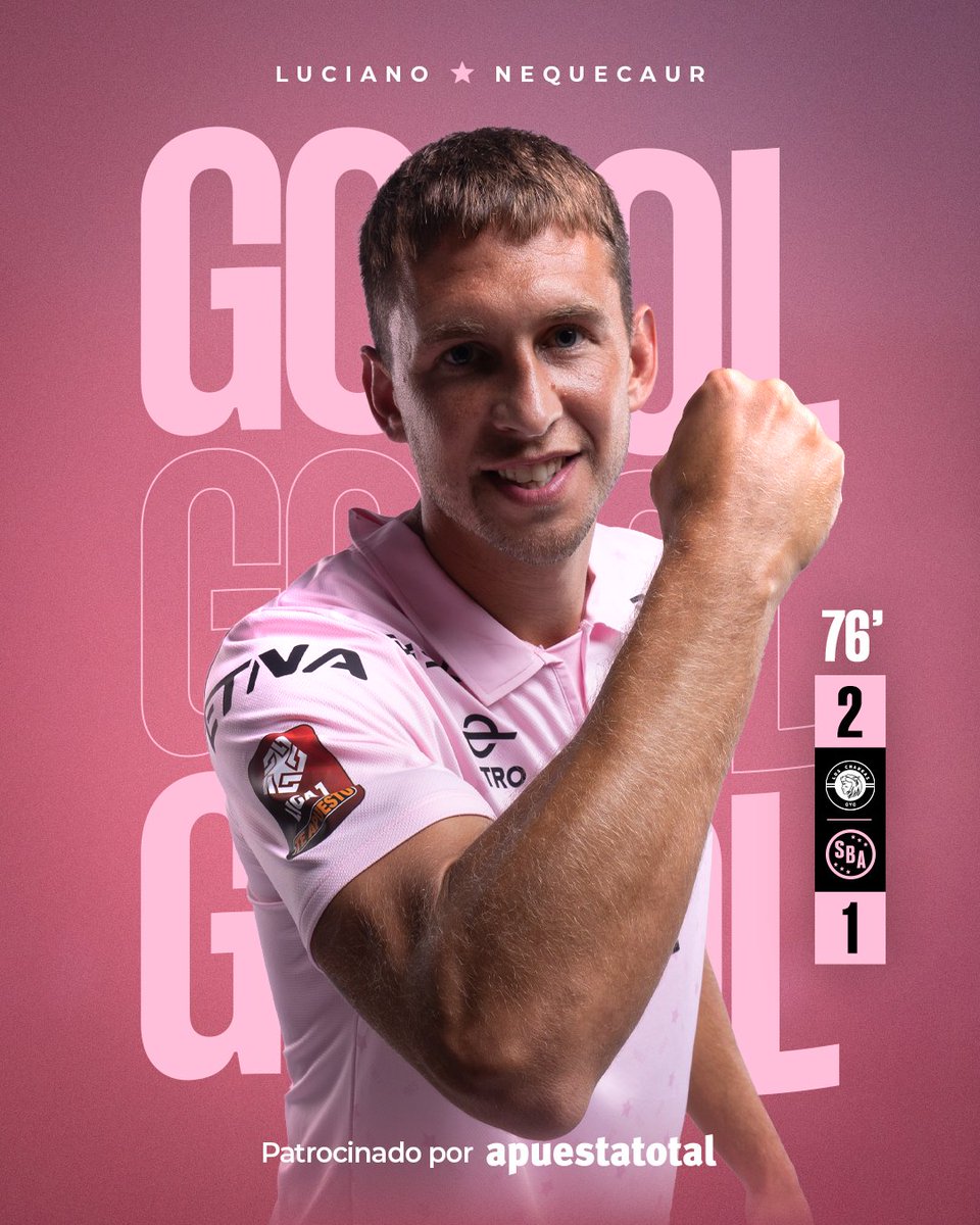 ¡GOOOOOOOOOOOOOOOOOOOOOOOOOL Apuesta Total! 🩷🗣️
 
⚽️ 76’ | L. Nequecaur
 
Chankas CYC 2️⃣ - 1️⃣ Sport Boys Assn.
 
👉🏼 Sigue el partido en vivo por Marcadores 247 ▶ bit.ly/CHAvsSBA2025Ma…

#VamosBoysTodaLaVida