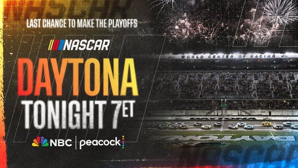 TONIGHT, the NASCAR Cup Series is set to begin, and drivers are fighting for their place in the playoffs! Tune in at 7 p.m. on NBC and Peacock!