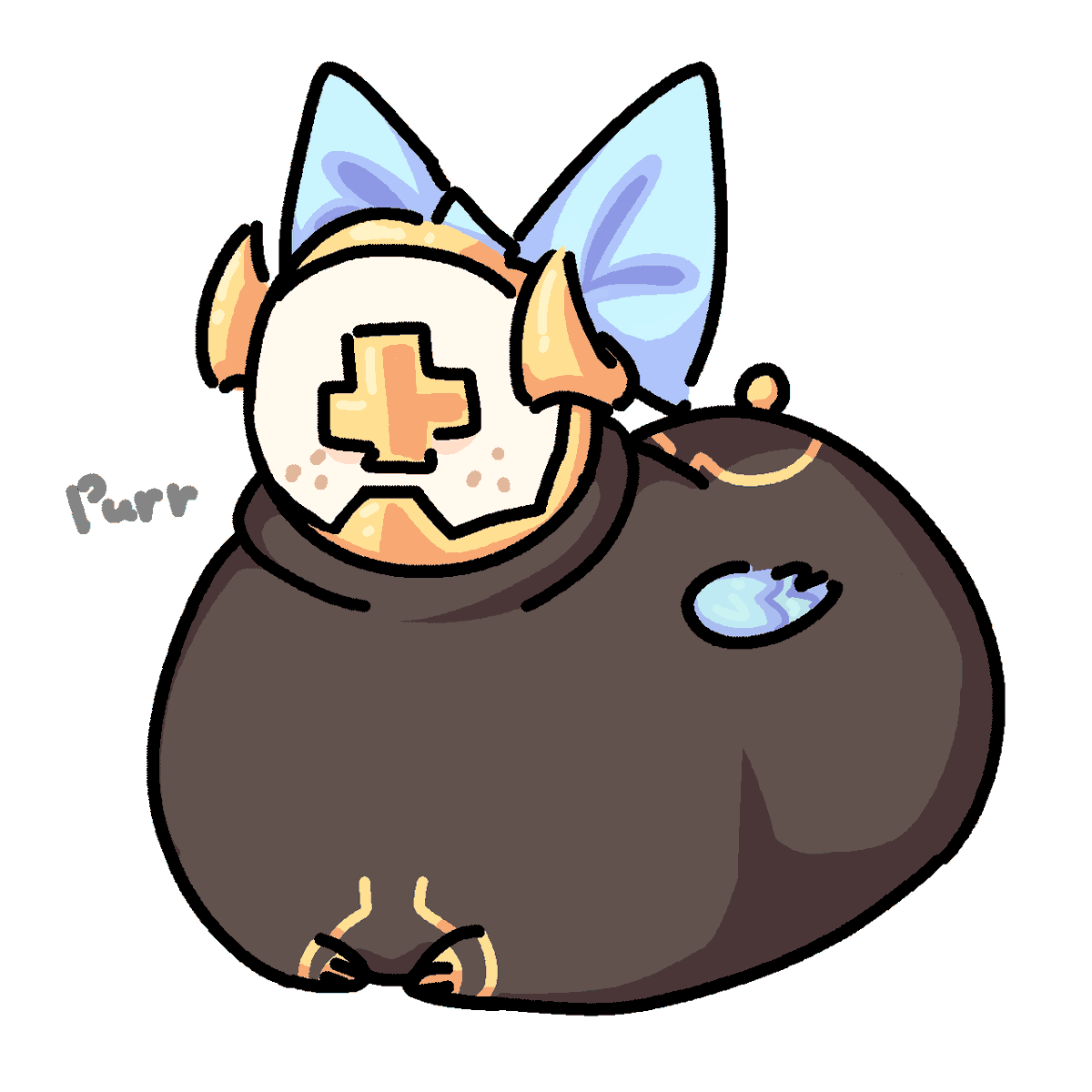 A very educated fat Gabriel in an exquisite blue bow lies with his paws folded and his intelligent gaze is directed into the distance and it emits low vibrations in the form of purring
Anyways my new pfp