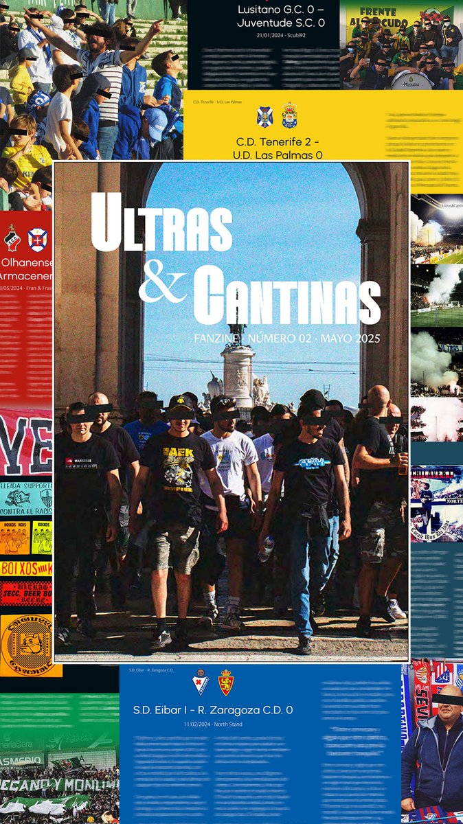 Order here ⬇️
Ultras &amp; cantinas №2
This issue of the Spanish fanzine, dedicated to groundhopping, the romance of lower-league football, and fan culture, includes match reports from the second half of the season 2023/24...
clubmagshop.com/products/ultra…
<a href="/UltrasYCantinas/">Ultras&Cantinas Fanzine</a>