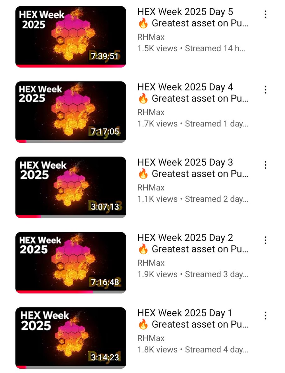 Did you miss HEX Week?

This is the playlist you want to binge 🔥

youtube.com/playlist?list=…