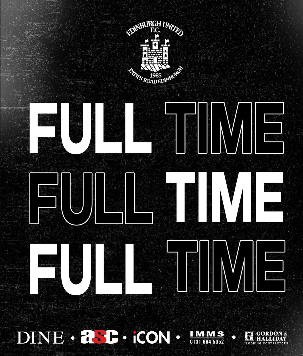 Pumpherston 2-3 Edinburgh United

Another 3 points for United!

Special shout out to Stanley Conn of our U18s who had an immense debut in goals👏

⚽️Calum Helm
⚽️Jordan Keenan
⚽️Charlie Nairn