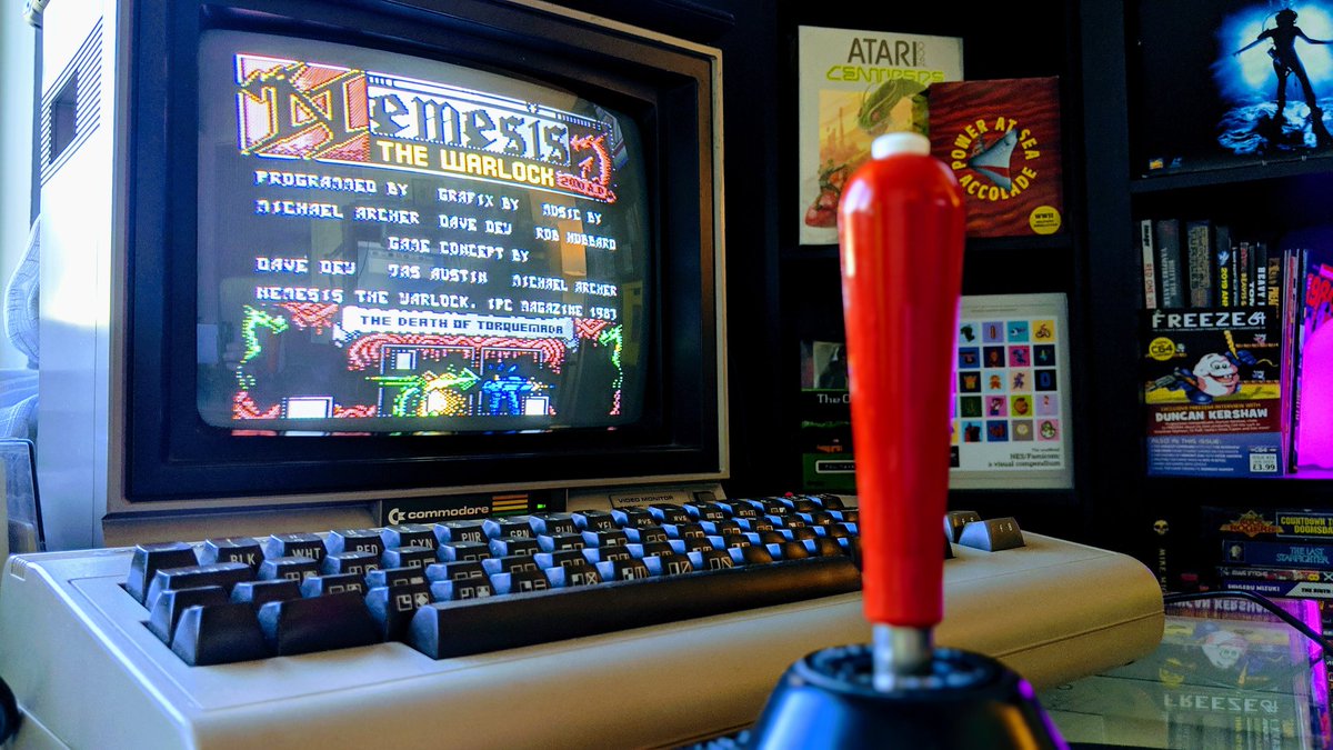 Any day is a good day for some "Nemesis The Warlock " on the C64 👍🕹️