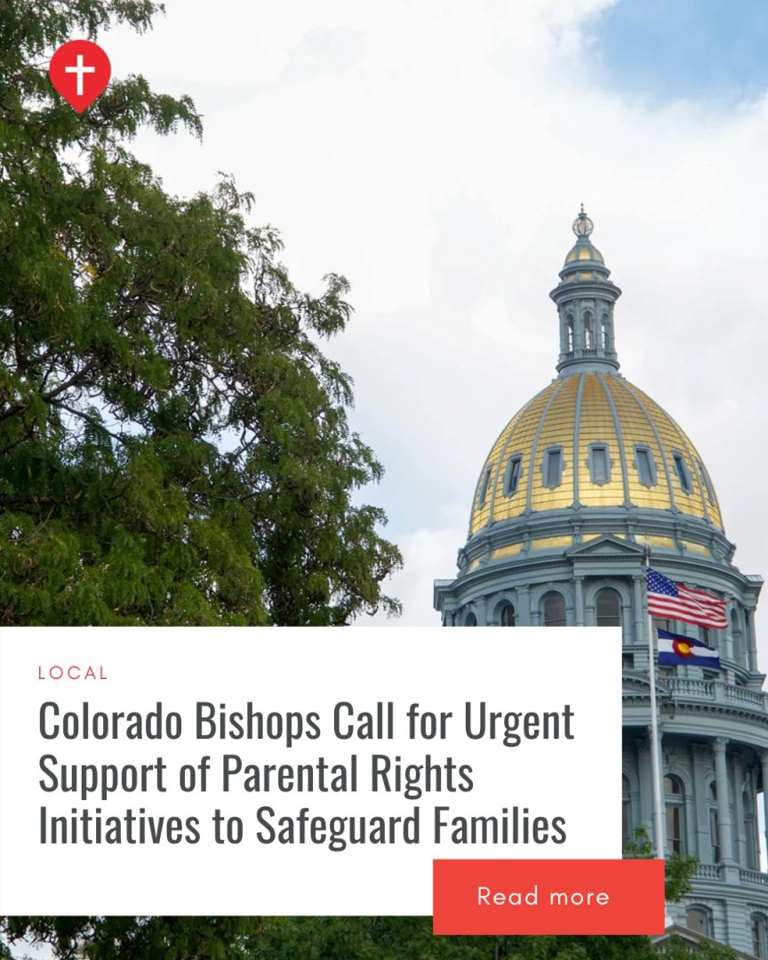 Colorado's bishops urge support for 3 initiatives: #108 (trafficking penalties), #109 (sex-specific sports), #110 (ban surgeries on minors). Parish signature weekends: Sept 13–14, Oct 4–5, Nov 1–2. Details: denvercatholic.org/colorado-bisho…