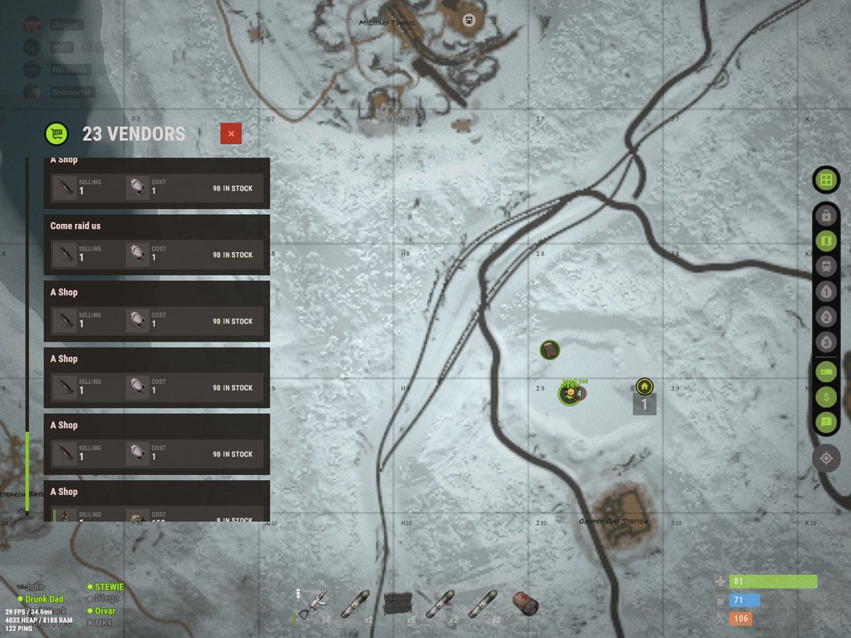 Whynotbeme2021's tweet image. My son and team baiting the offline 
500 rockets and 60 c4

@playrust #raidme #RUST