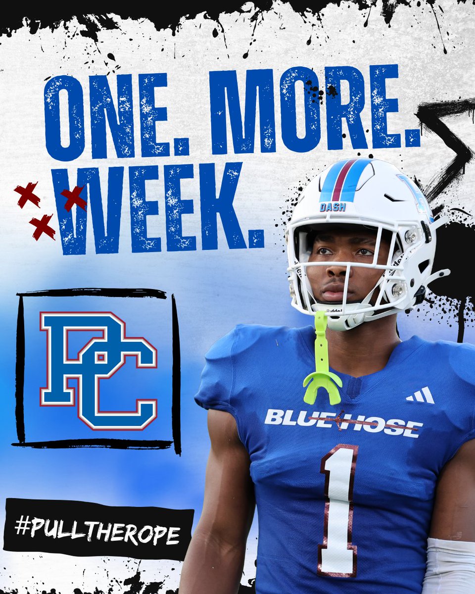 We ride in seven days ⚔️

#GoBlueHose | #PTR