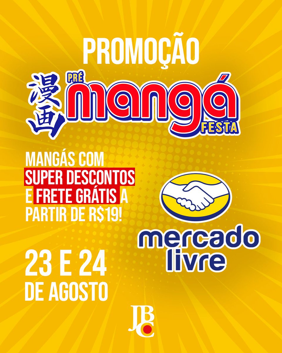 Blog BBM (@bbmangas) on Twitter photo A <a href="/editorajbc/">JBC | Shōgun já está à venda</a> acabou de divulgar que tem uma lojinha no Mercado Livre Agora.
Link: mercadolivre.com/sec/1wAtN5V
Comprando pelo meu link você estará nos ajudando sem gastar um centavo a mais do que já gastaria. A <a href="/editorajbc/">JBC | Shōgun já está à venda</a> acabou de divulgar que tem uma lojinha no Mercado Livre Agora.
Link: mercadolivre.com/sec/1wAtN5V
Comprando pelo meu link você estará nos ajudando sem gastar um centavo a mais do que já gastaria.