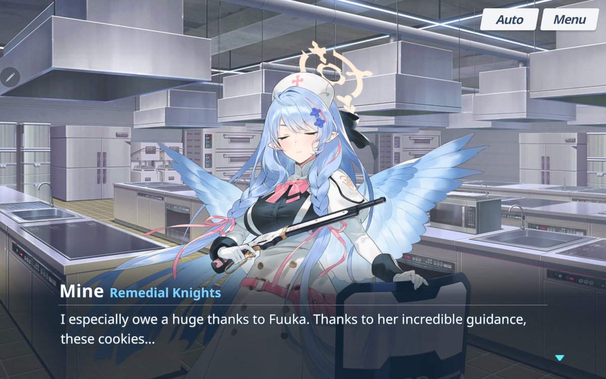 Fuuka is so sweet helping others with cooking