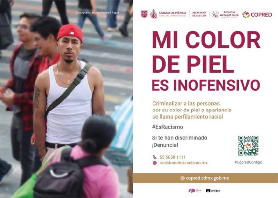 El color es inofensivo. La mariconera, la motoneta, la gorrita y la ceja depilada no lo sé