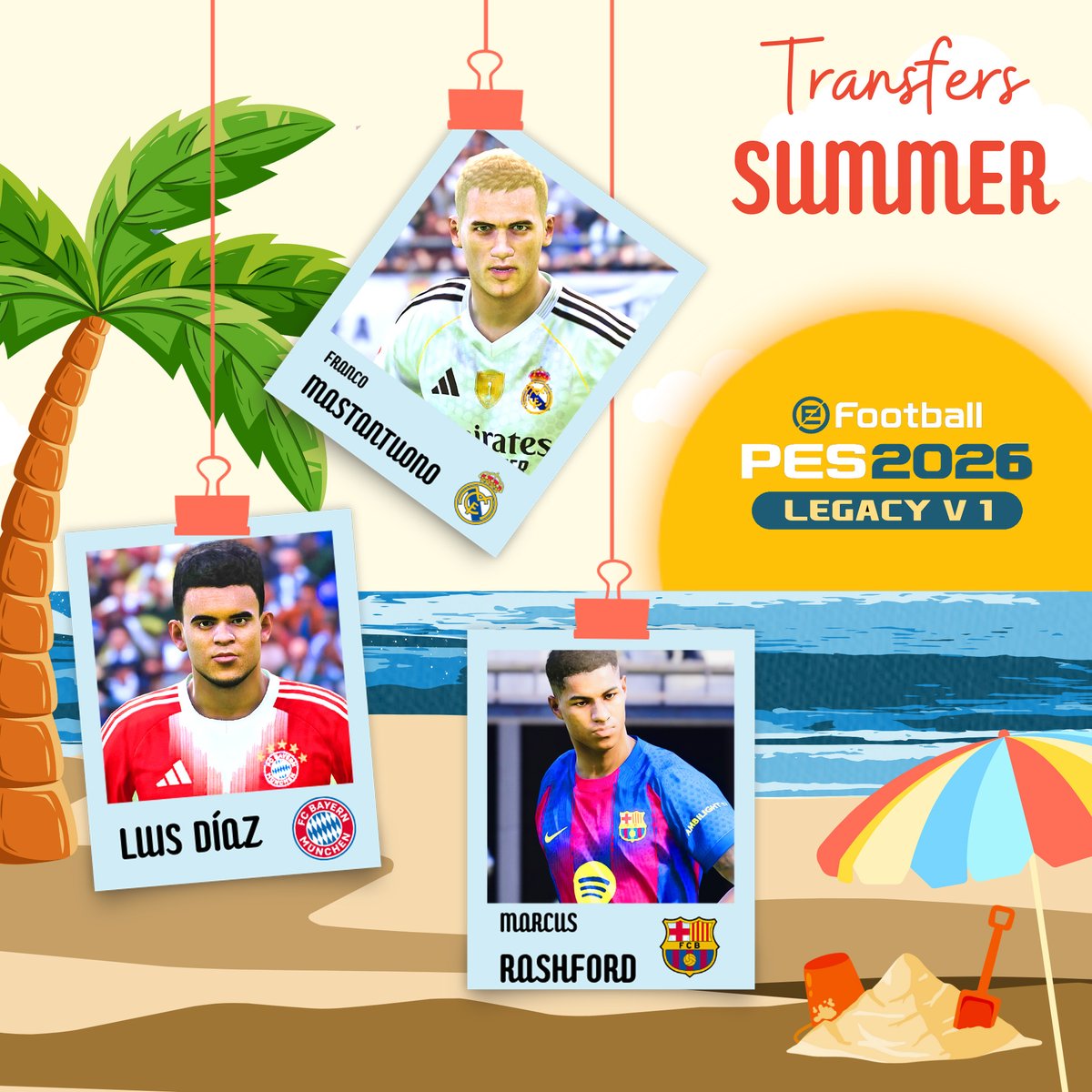 AndrewPesYT's tweet image. ⚽🔥 ¡YA ESTÁ DISPONIBLE LA V1 DEL PES 2026 LEGACY!
El Option File que transforma tu PES 2021 en la temporada 2025/2026.
Disponible para miembros del canal 👇
🔗 youtube.com/@AndrewPES/mem…

#PES2026Legacy #OptionFile #PES2021

🧵👇