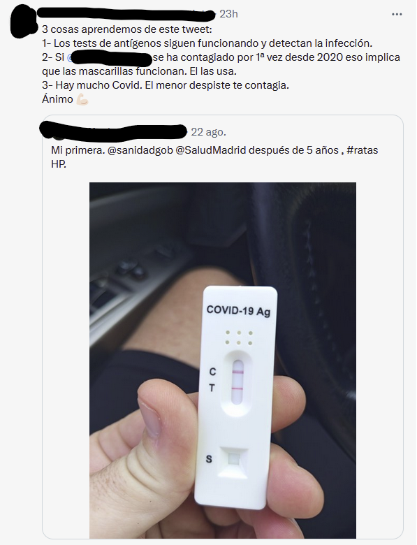 Tras 5 años, un héroe ha caído.

Y eso que lleva 5 años con la mascarilla puesta.

Sus padres, un bar, quizás la playa; un pequeño descuido ha acabado con la trayectoria intachable de un ciudadano responsable.

Y sí, el tuit es de ayer, 22 de agosto de 2025.