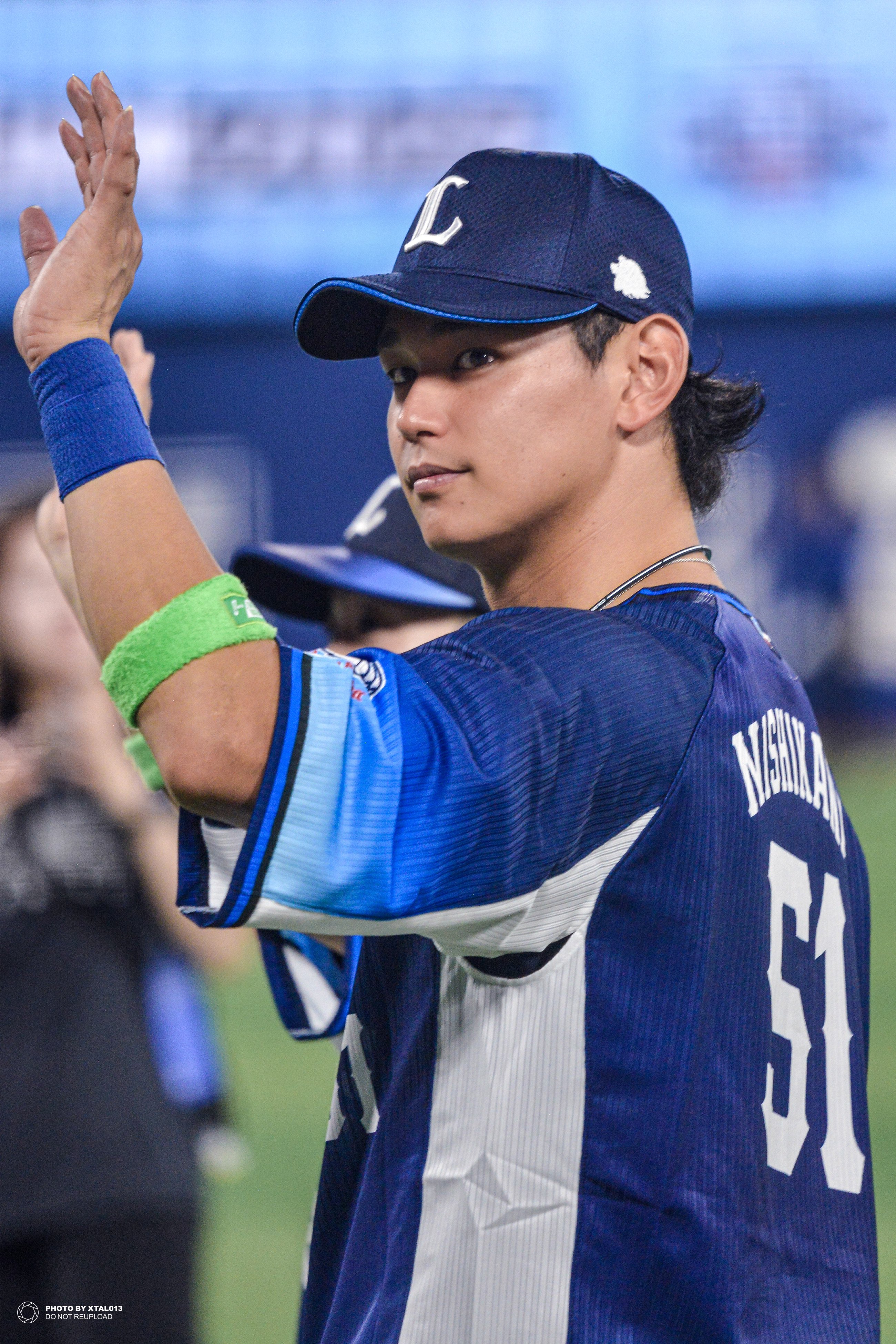 ライオンズサマーブルーユニフォーム西川愛也選手S 多少交渉可 ライオンズサマーブルーユニフォーム西川愛也選手S 多少交渉可