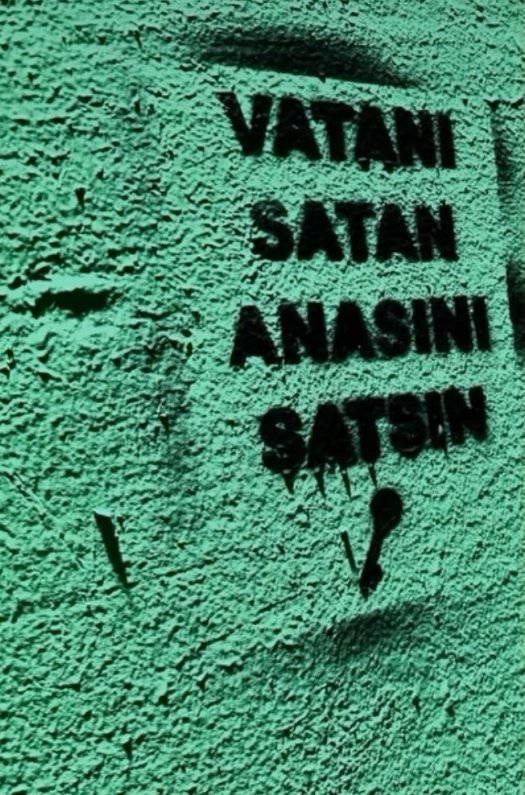 Evet amirim, bu duvar yazısı