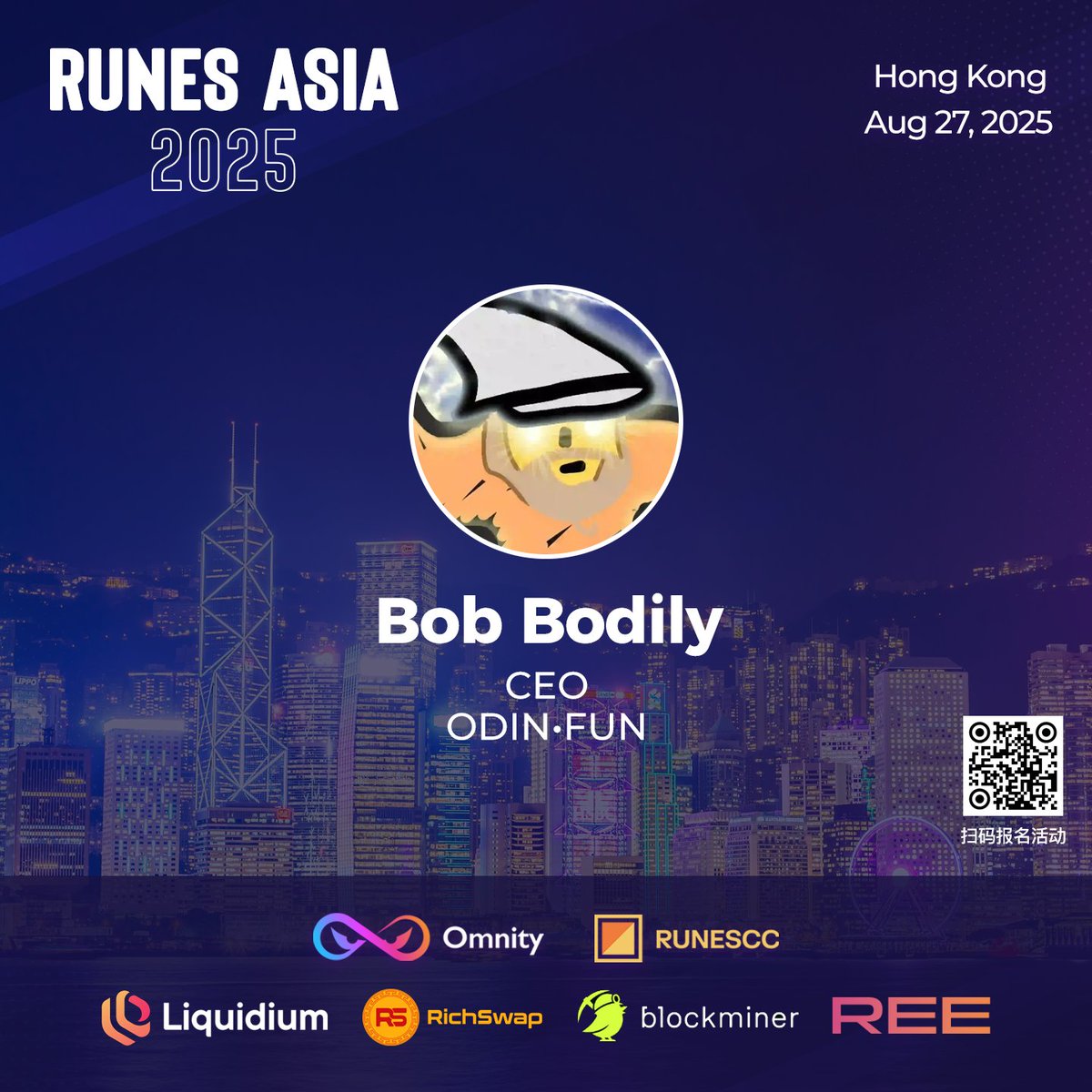 ODIN·FUN DAO (@odinfundao2025) on Twitter photo ODINFUN's total user base has exceeded 203,000.
How many ODINFUN users do you think will attend the Runes Asia 2025 conference in Hong Kong? <a href="/BobBodily/">Bob Bodily, PhD 👋 | #BTC #ETH #ICP 🧙🏽♂️</a> #ODINFUN ODINFUN's total user base has exceeded 203,000.
How many ODINFUN users do you think will attend the Runes Asia 2025 conference in Hong Kong? <a href="/BobBodily/">Bob Bodily, PhD 👋 | #BTC #ETH #ICP 🧙🏽♂️</a> #ODINFUN