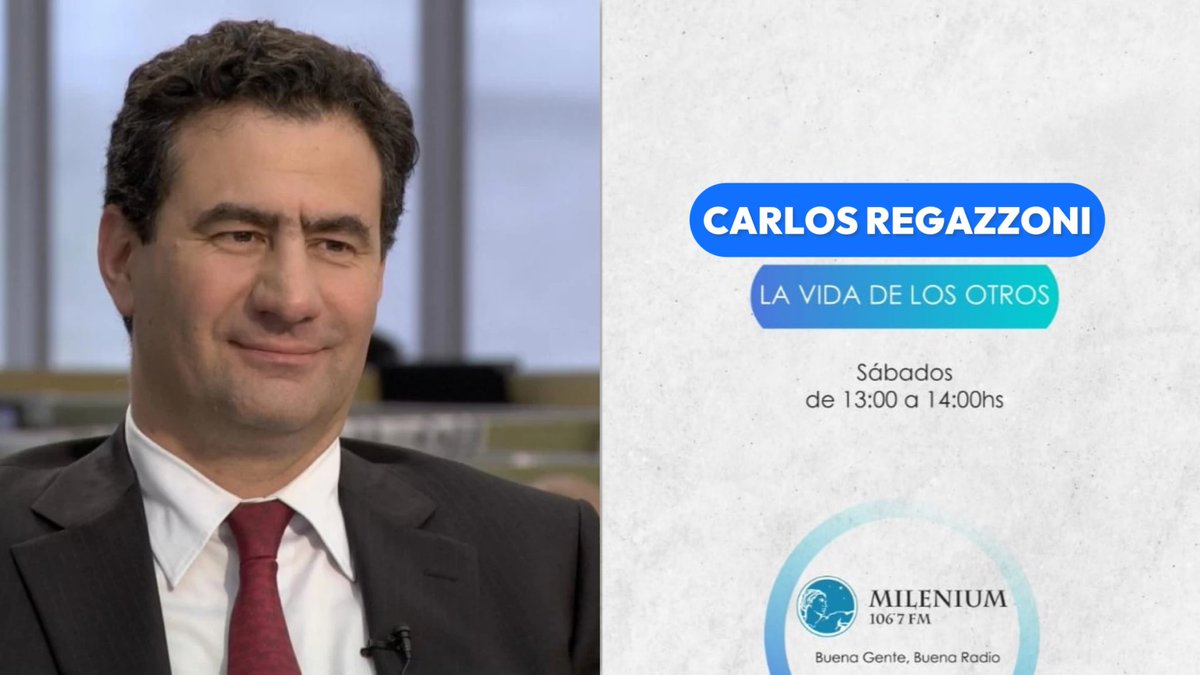 Monica Gutierrez (@monigps) on Twitter photo Hoy en #LaVidaDeLosOtros voy a estar hablando con Carlos Regazzoni (Doctor en Medicina)
A las 13 hs por <a href="/fmmilenium/">FM Milenium 106.7</a> <a href="/RegaCarlos/">Carlos J. Regazzoni</a> Hoy en #LaVidaDeLosOtros voy a estar hablando con Carlos Regazzoni (Doctor en Medicina)
A las 13 hs por <a href="/fmmilenium/">FM Milenium 106.7</a> <a href="/RegaCarlos/">Carlos J. Regazzoni</a>