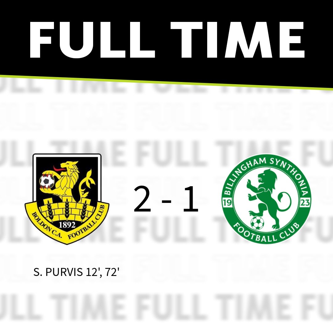 Boldon CA FC (@caboldon) on Twitter photo Back to winning ways π€©
2-1 | #BOLvSYN | #BoldonCA Back to winning ways π€©
2-1 | #BOLvSYN | #BoldonCA