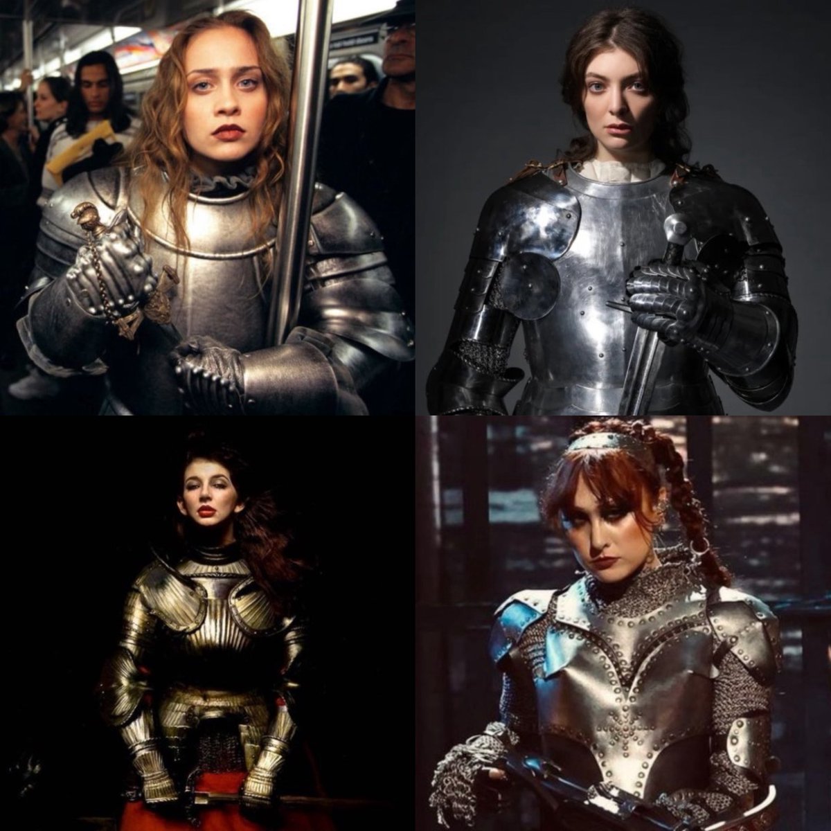 love it when female singers serve wearing armor
