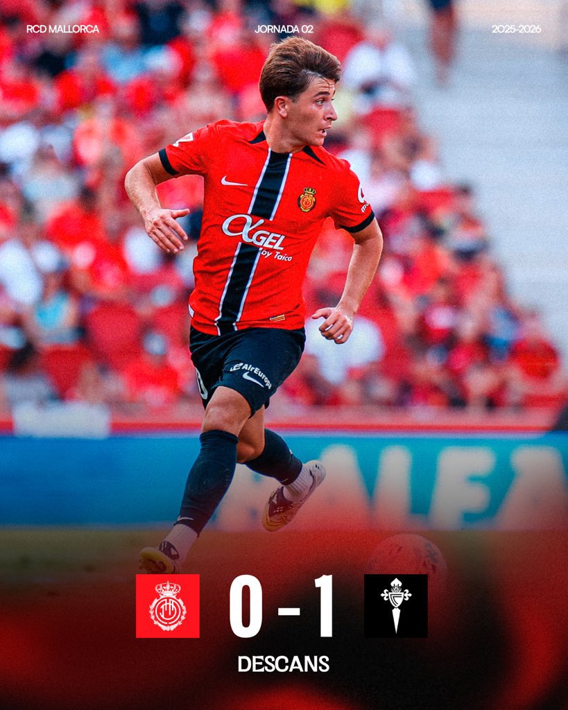 Halftime at Estadi Mallorca Son Moix.