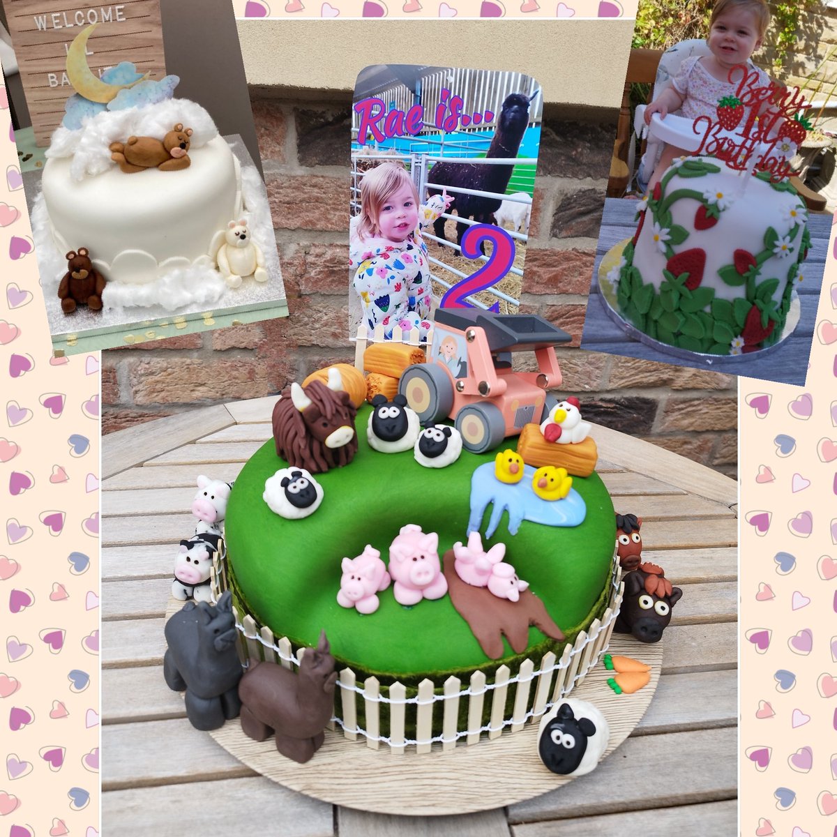A non school post. A summer born niece means I really have the time to spend on one of my favourite hobbies- cake planning and making. A farm themed 2nd birthday cake for an animal loving little girl all hand crafted just for her. Third special cake for her.