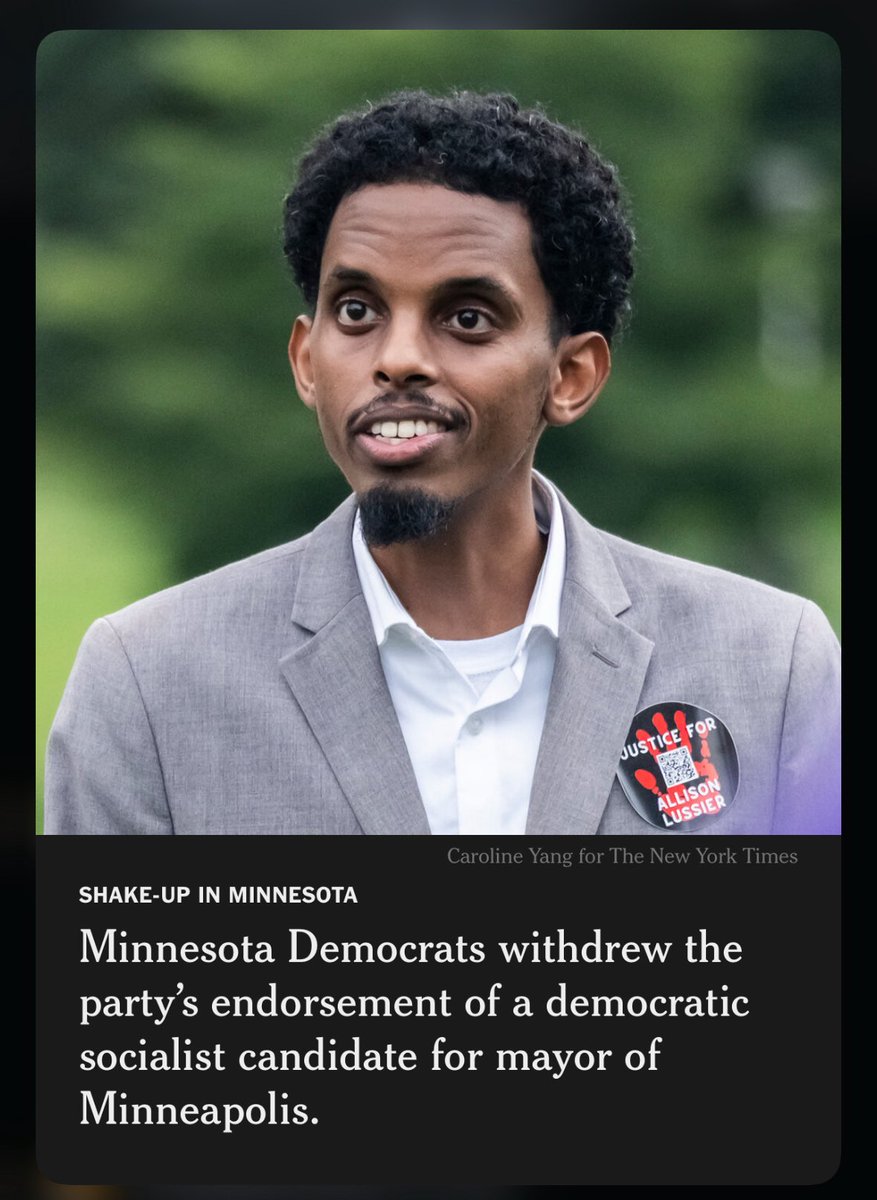 What's happening in Minneapolis is an even more naked version of what's happening in New York right now. 

Never forget - the Democratic Party went to court and successfully defended their right to ignore the will of Dem voters and control the outcomes of their own primaries.
