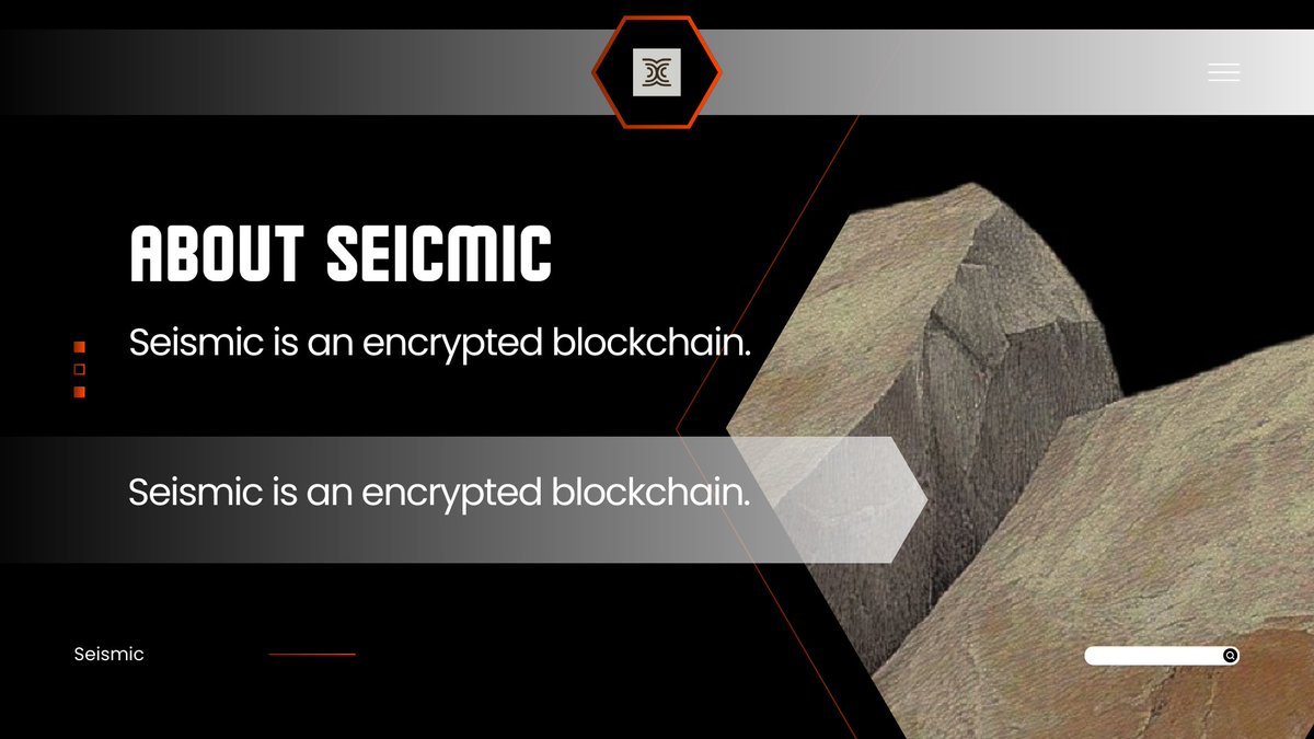 Just take it and repeat 

<a href="/SeismicSys/">Seismic</a> - Is a encrypted blockchain