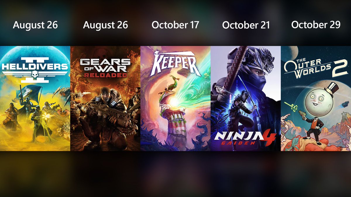 REMINDER: great games are on the way