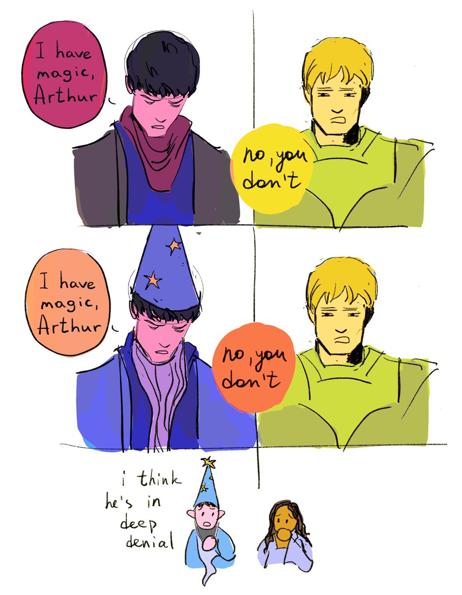 thinking hard about merthur