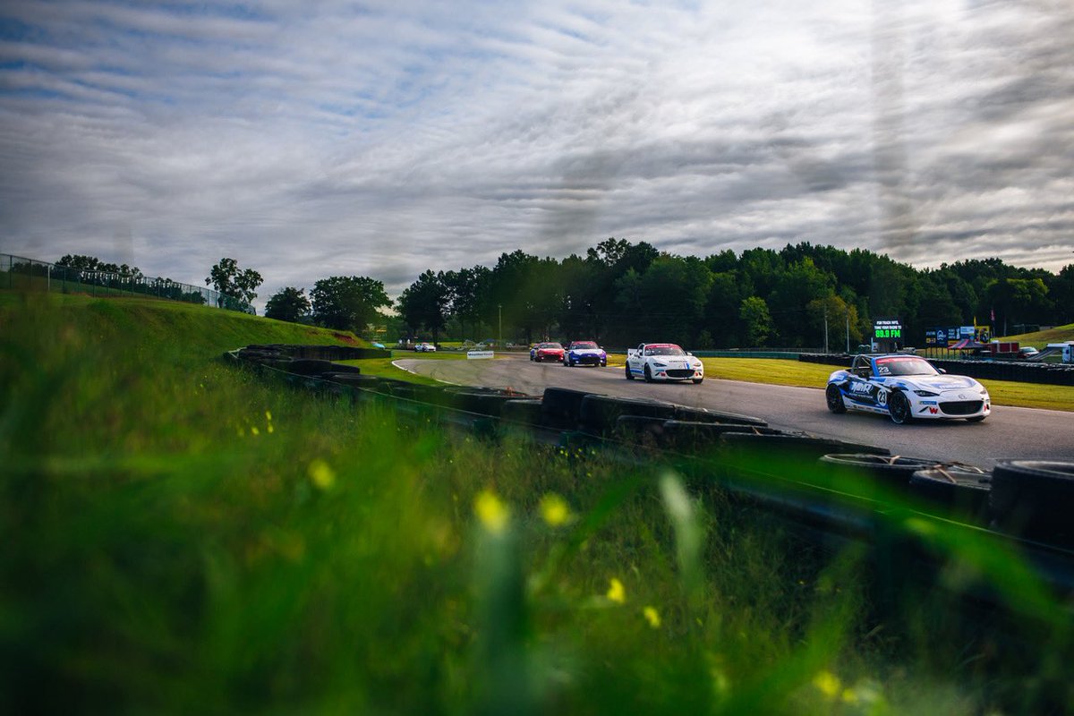 performanceflis's tweet image. Rookie Justin Adakonis snags the @MazdaMX5Cup Pole for the first time @VIRNow! Watch the green flag fly at 5:55pm ET tonight on RACER.com! 

#MX5Cup #MazdaMotorsports #FlisPerformance #IMSA