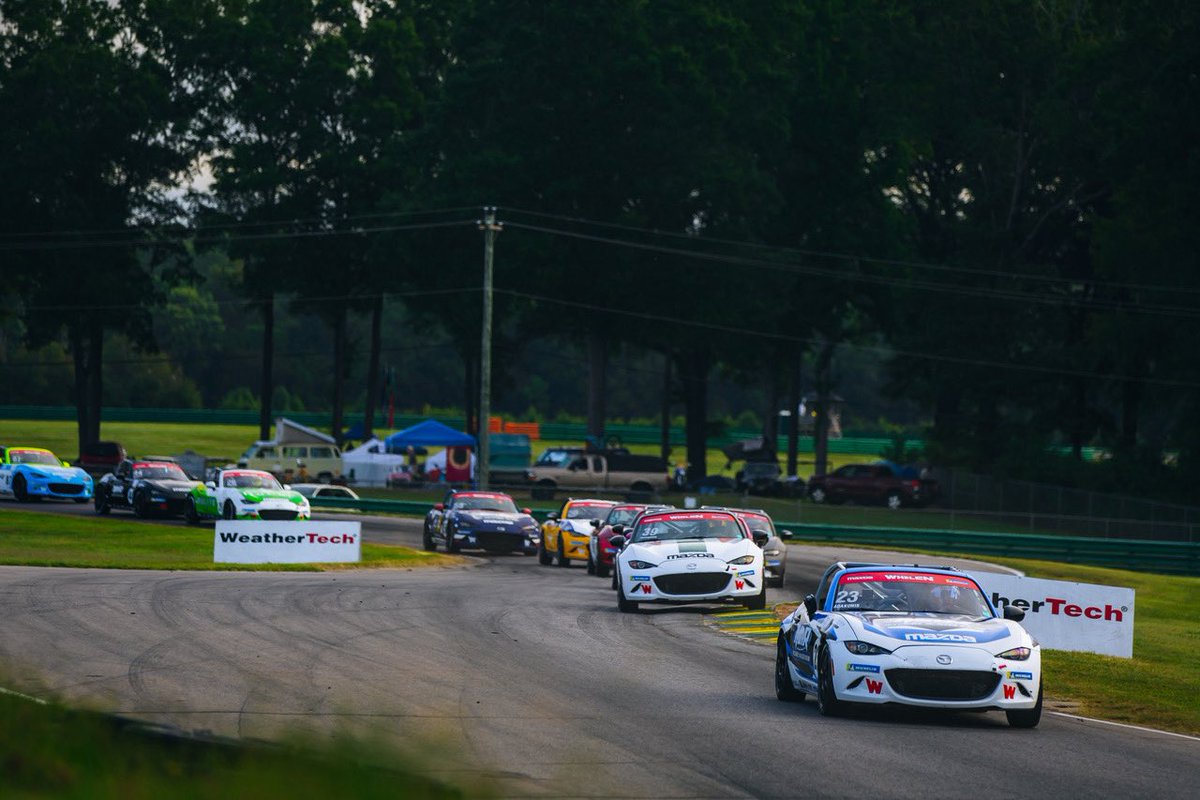 performanceflis's tweet image. Rookie Justin Adakonis snags the @MazdaMX5Cup Pole for the first time @VIRNow! Watch the green flag fly at 5:55pm ET tonight on RACER.com! 

#MX5Cup #MazdaMotorsports #FlisPerformance #IMSA