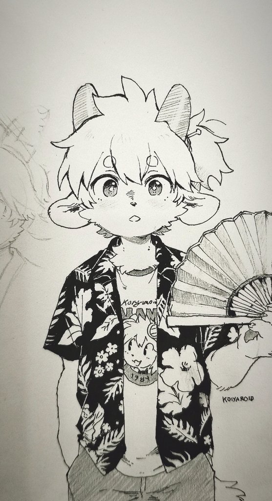 Klaus Doodle based on an outfit I was wearing :>