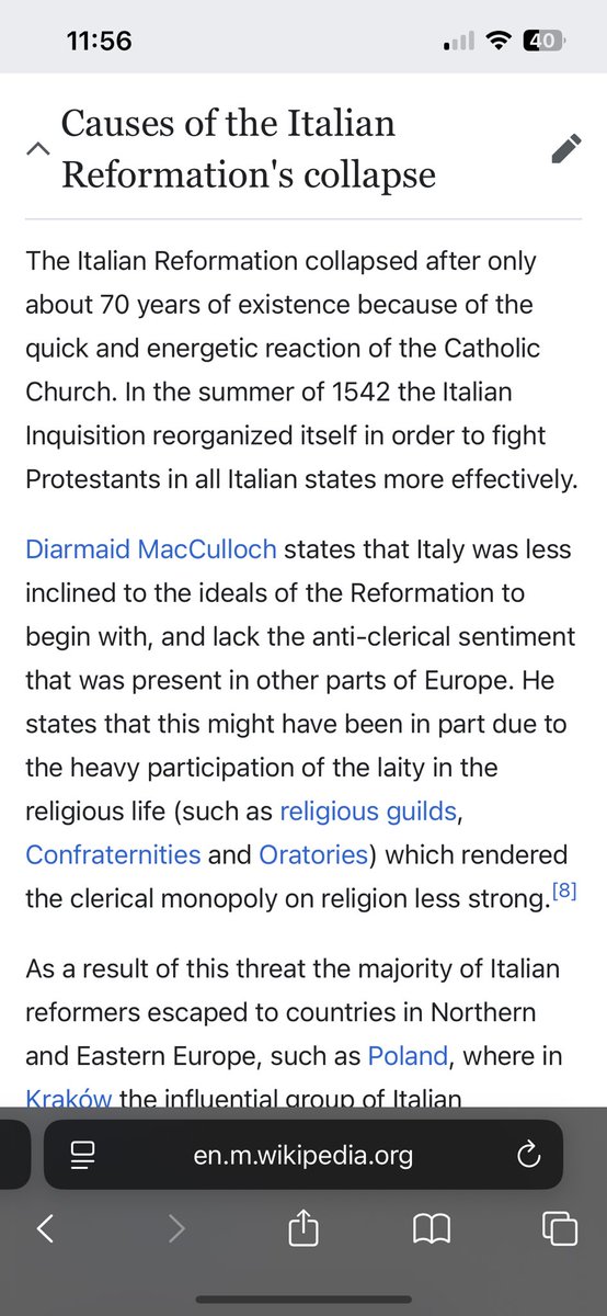 the_wizard01's tweet photo. @nobodyknows2322 The Catholics maintained the bureaucratic efficiency and ruthlessness of the Romans, suppressing the reformation before it got off the ground https://t.co/T518t4kqFA