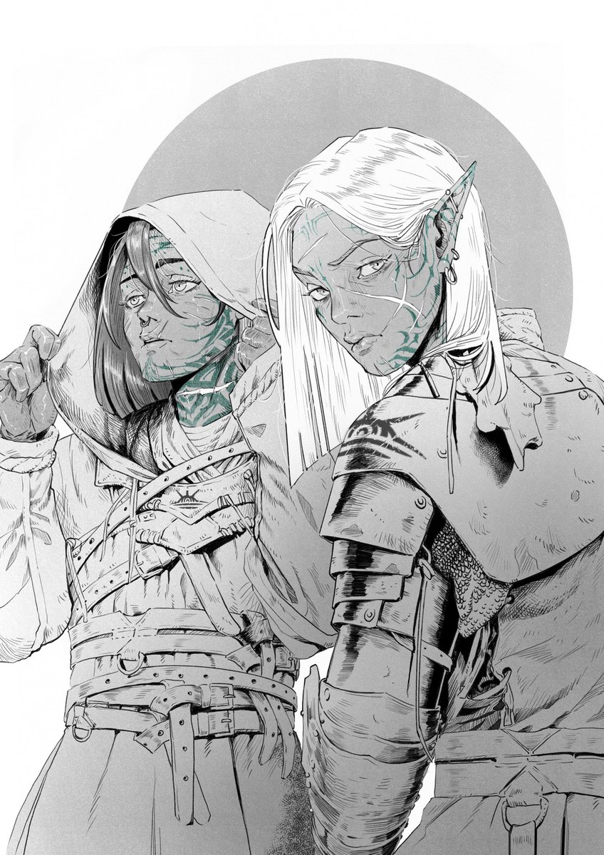 Another npc of my DnD campaign.
Misha and Osha.