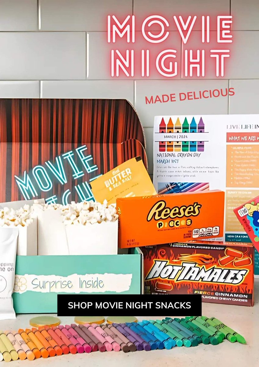 TheReviewWire's tweet image. Your perfect movie night starts here 🍿✨ Curated snacks, drinks, and foodie finds [AD] &amp;gt;&amp;gt; shrsl.com/4xmnm 

#movienight #subscriptionbox #snacktime