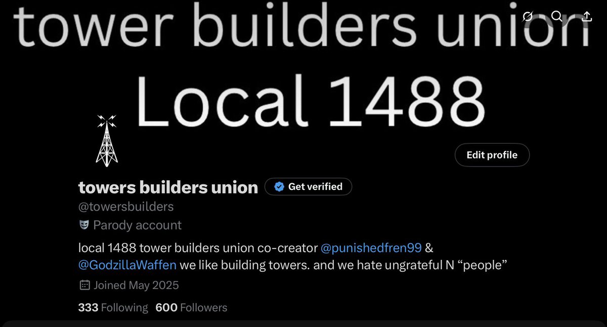 Ty local 1488 <a href="/towersbuilders/">towers builders union</a> union members o/
⚡️We just hit 600 union members ⚡️