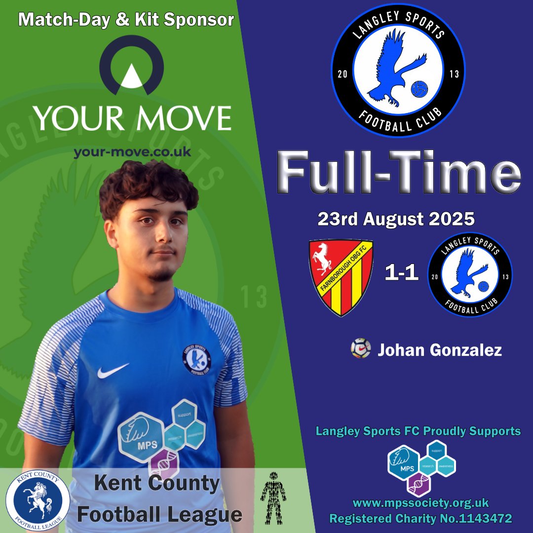 Langley Sports FC (@langleysportsfc) on Twitter photo #FullTime
A game where failing to take chances cost us all 3 points.
Lots of positives to take from one of the best first halves in a long time.
Good luck to <a href="/fobgfc/">Farnborough OBG FC</a> and see you back at ours!
#WeAreLangleySports
@yourmovebromley
<a href="/KCFL1516/">Kent County FL News</a>
<a href="/MPSSocietyUK/">MPS Society UK, here for those with rare diseases</a> #FullTime
A game where failing to take chances cost us all 3 points.
Lots of positives to take from one of the best first halves in a long time.
Good luck to <a href="/fobgfc/">Farnborough OBG FC</a> and see you back at ours!
#WeAreLangleySports
@yourmovebromley
<a href="/KCFL1516/">Kent County FL News</a>
<a href="/MPSSocietyUK/">MPS Society UK, here for those with rare diseases</a>