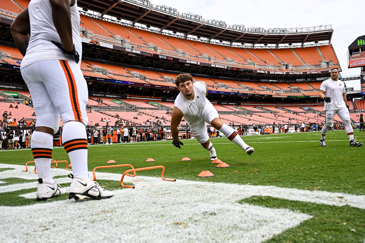 Cleveland Browns (@browns) on Twitter photo first game in front of the home fans for <a href="/MasonGraham_55/">Mason Graham</a> first game in front of the home fans for <a href="/MasonGraham_55/">Mason Graham</a>