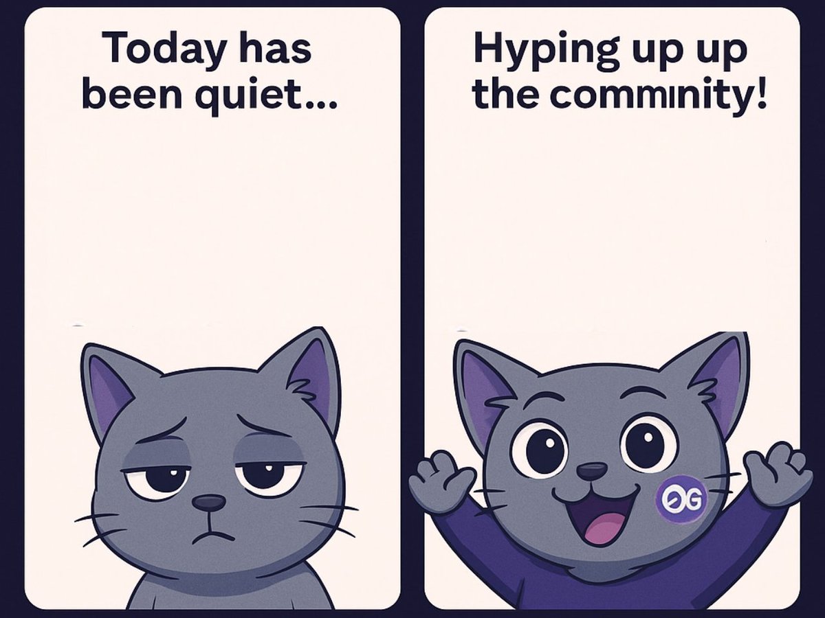 isha (✸,✸) (Ø,G) (HUDL) (@ishanick3) on Twitter photo Daily Community Update
Looks like today has been quiet… 👀
👉 No fresh post from <a href="/0G_labs/">0G Labs (Ø,G) - AI L1</a>
👉 Even COB project hasn’t pushed any major update
But fam, that’s exactly why community-driven content matters.
We keep the vibe alive, we keep the energy flowing.
So let’s drop:
A Daily Community Update
Looks like today has been quiet… 👀
👉 No fresh post from <a href="/0G_labs/">0G Labs (Ø,G) - AI L1</a>
👉 Even COB project hasn’t pushed any major update
But fam, that’s exactly why community-driven content matters.
We keep the vibe alive, we keep the energy flowing.
So let’s drop:
A
