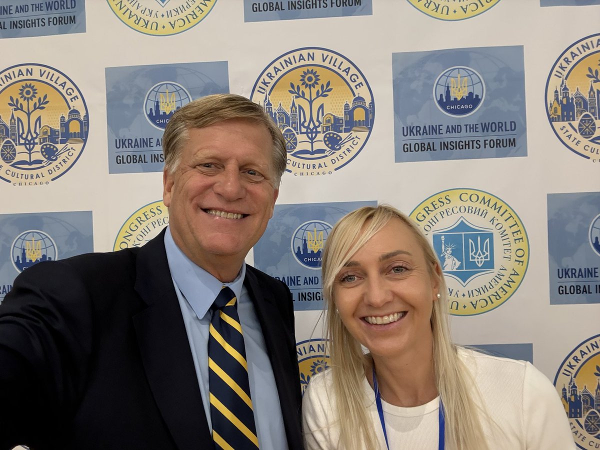 Michael McFaul (@mcfaul) on Twitter photo Thrilled to speak on a panel on Ukraine with my friend <a href="/SashaUstinovaUA/">Oleksandra ‘Sasha’ Ustinova</a> in Chicago today at a fantastic event organized by the Ukrainian Congress Committee of America. Thrilled to speak on a panel on Ukraine with my friend <a href="/SashaUstinovaUA/">Oleksandra ‘Sasha’ Ustinova</a> in Chicago today at a fantastic event organized by the Ukrainian Congress Committee of America.