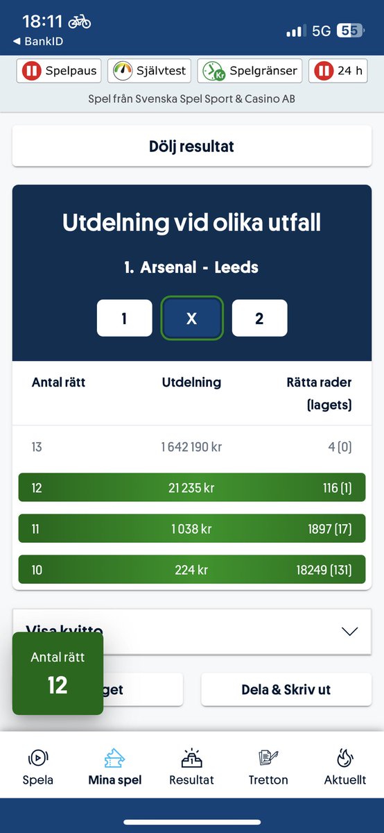 Skillnad på 1 på Arsenal eller X 🙀