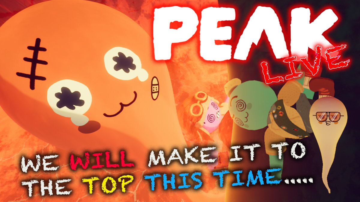 【LIVE STREAM】

We're playing PEAK!! 🧗🌄

Tune in at:
🌙 10PM EST
☀️ 12PM AEST

To save a friend…..or to eat them.... 🍗🍴

Waiting room:
youtube.com/live/_Yld-WY8J…