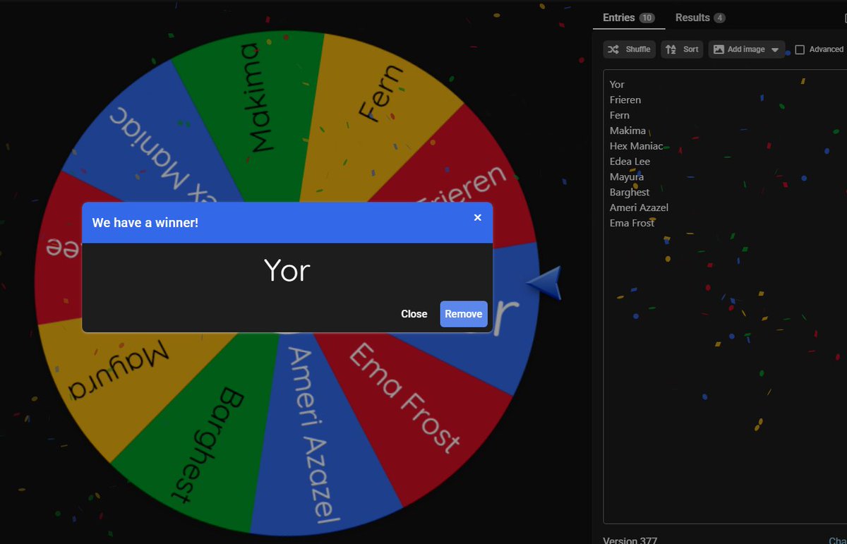 Congrats <a href="/ostsae/">Adelar-Writes-WG 🇨🇦(Comms Open!)</a> !!

Your pick was the winner of this first event and I hope you look for the end result!

Everyone should keep an eye tho, im doing another event soon, this time WITH OCs