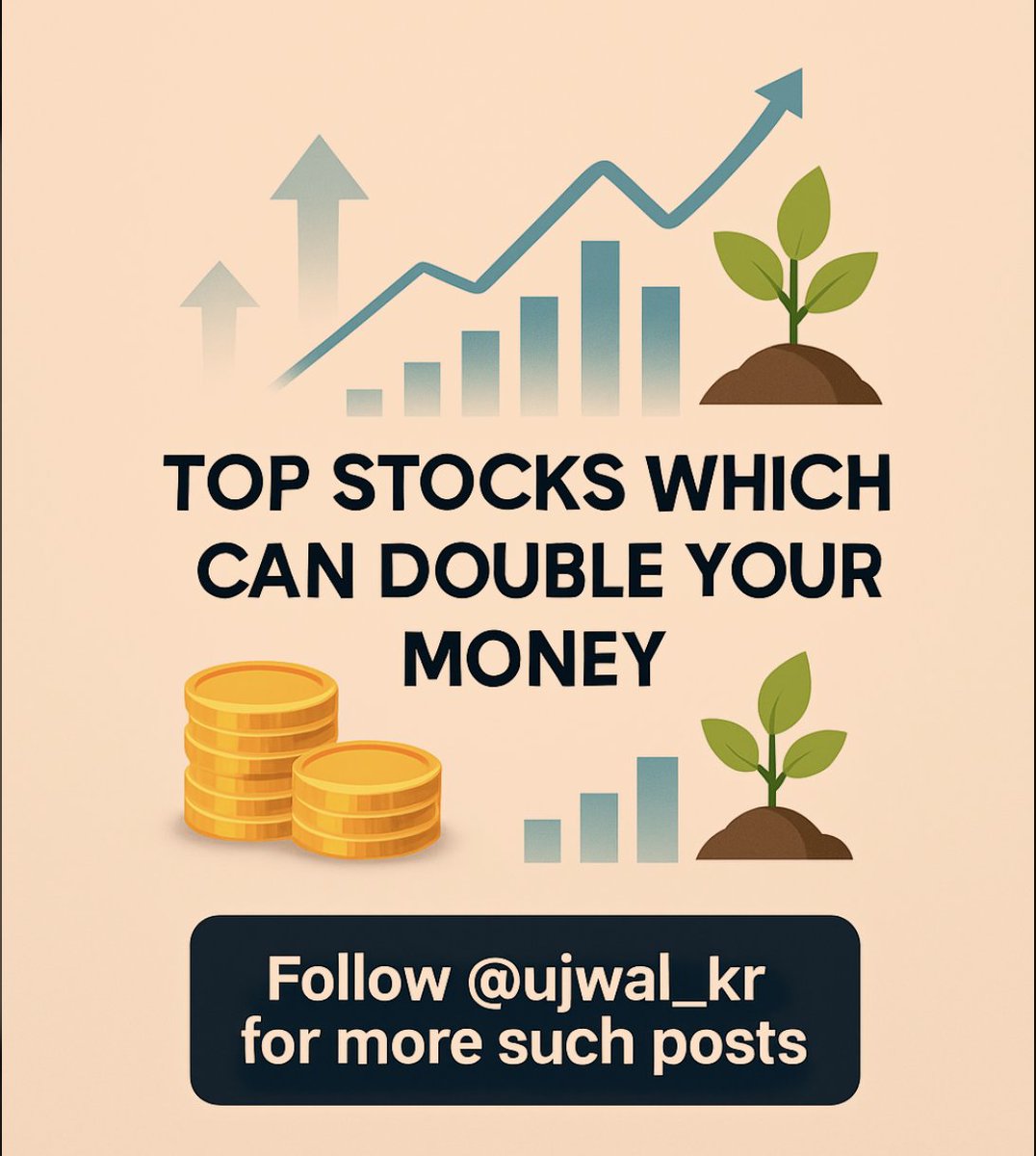 Ujwal Kumar (@ujwal_kr) on Twitter photo 🚀 Top Stocks which have the potential to deliver more than 100%+ returns in next 1 - 2 years!!
If you’re serious about research, must read their concalls/PPTs 👇
Follow <a href="/ujwal_kr/">Ujwal Kumar</a> for more such posts 🔥
🔹Sai Silks Kalamandir
🔹Oswal Pumps
🔹Zaggle
🔹Indo Farm
🔹Man Industries 🚀 Top Stocks which have the potential to deliver more than 100%+ returns in next 1 - 2 years!!
If you’re serious about research, must read their concalls/PPTs 👇
Follow <a href="/ujwal_kr/">Ujwal Kumar</a> for more such posts 🔥
🔹Sai Silks Kalamandir
🔹Oswal Pumps
🔹Zaggle
🔹Indo Farm
🔹Man Industries