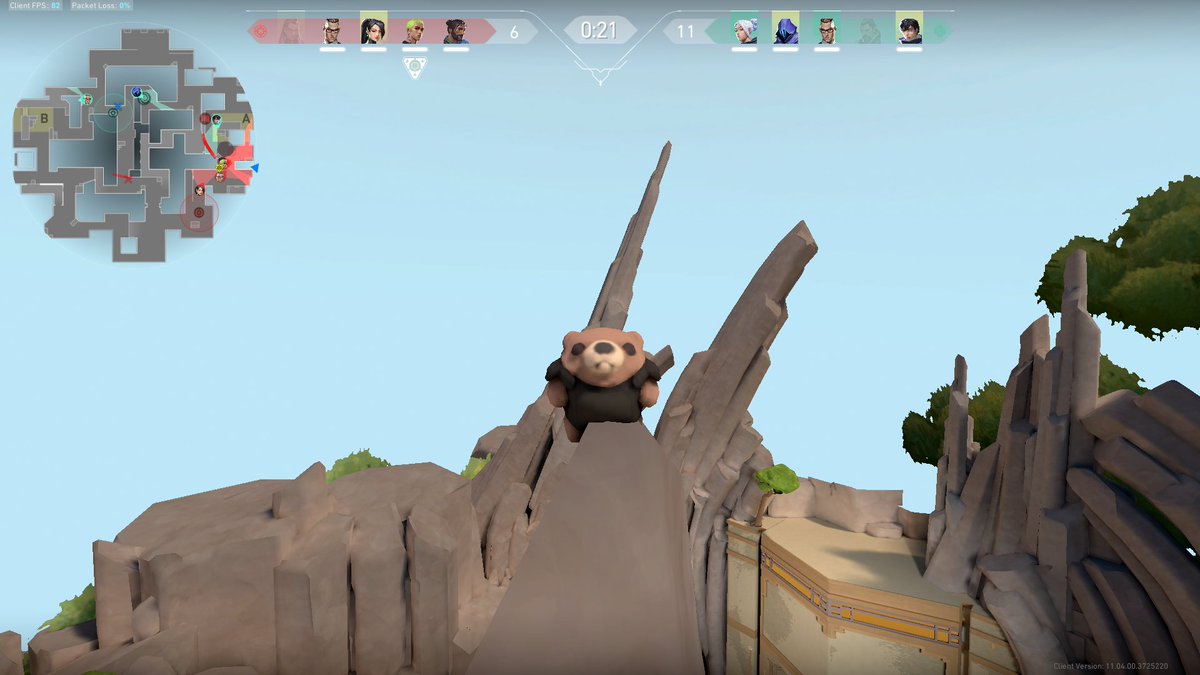 PPhoenix53's tweet photo. Found this little guy above the Abyss Map🤣 https://t.co/E89uaIxb5j