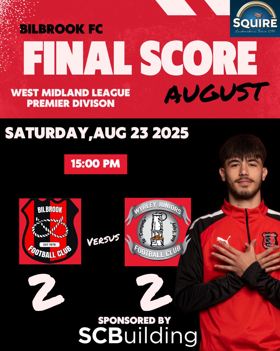 Bilbrook FC (@fc_bilbrook) on Twitter photo We share the points with <a href="/WyrleyF/">Wyrley United FC</a> 2-2, after coming back from trailing 0-2 at half time. We share the points with <a href="/WyrleyF/">Wyrley United FC</a> 2-2, after coming back from trailing 0-2 at half time.
