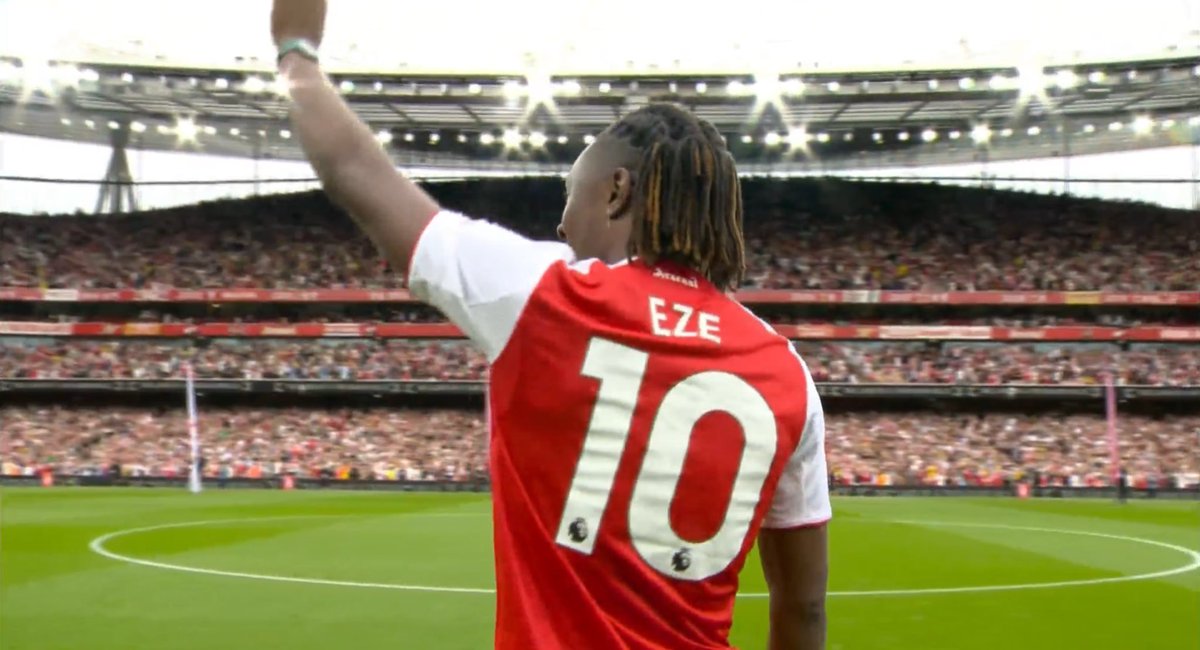 septimusajprime's tweet photo. EBERECHI EZE UNVEILED AT THE EMIRATES 😭😭❤️❤️❤️

LET IT ALL WORKOUT!!!😭😭🙏🏽🙏🏽 https://t.co/eeopBTSQzn