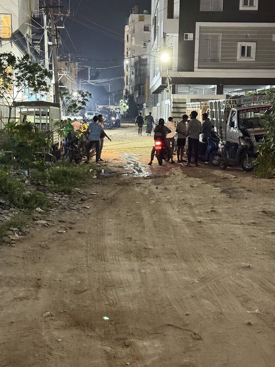 adonishai's tweet photo. Pista house Attapur pillar no 171 people parking  near apartment making it difficult for the residents to move .people smoking and chit chatting till late nights @psrjnr_cyb @HYDTP @TelanganaCMO @TelanganaDGP @CommissionrGHMC @TelanganaToday @pistahousehyd @TelanganaCOPs https://t.co/7dpfJNOD2q