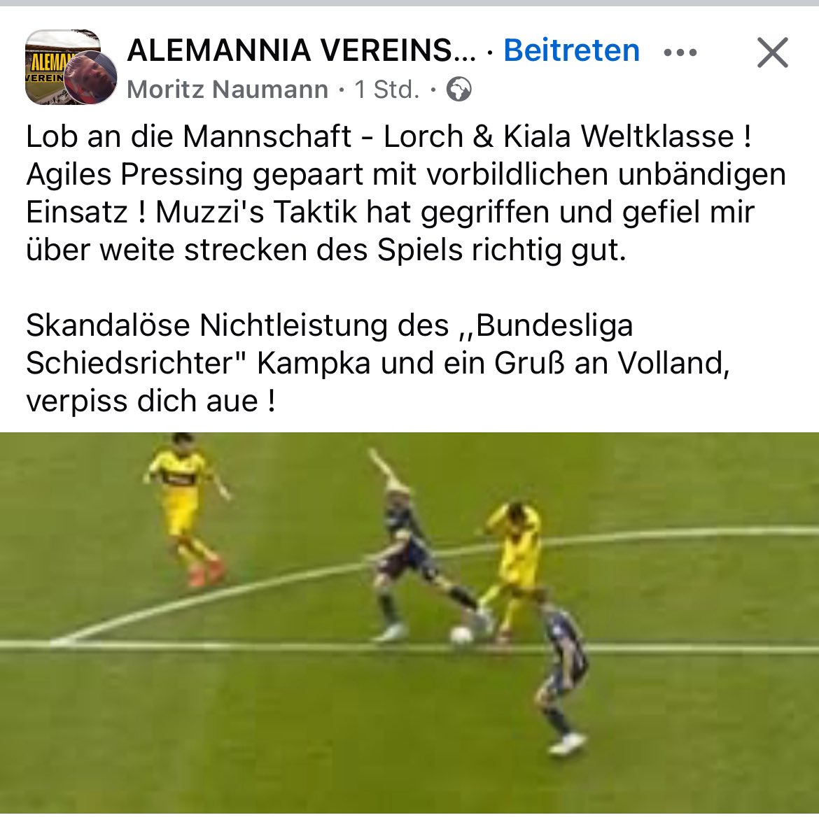 Auf Facebook geht’s ab. Da kommen im Minutentakt ganz nette Posts und Kommentare. 😭😂