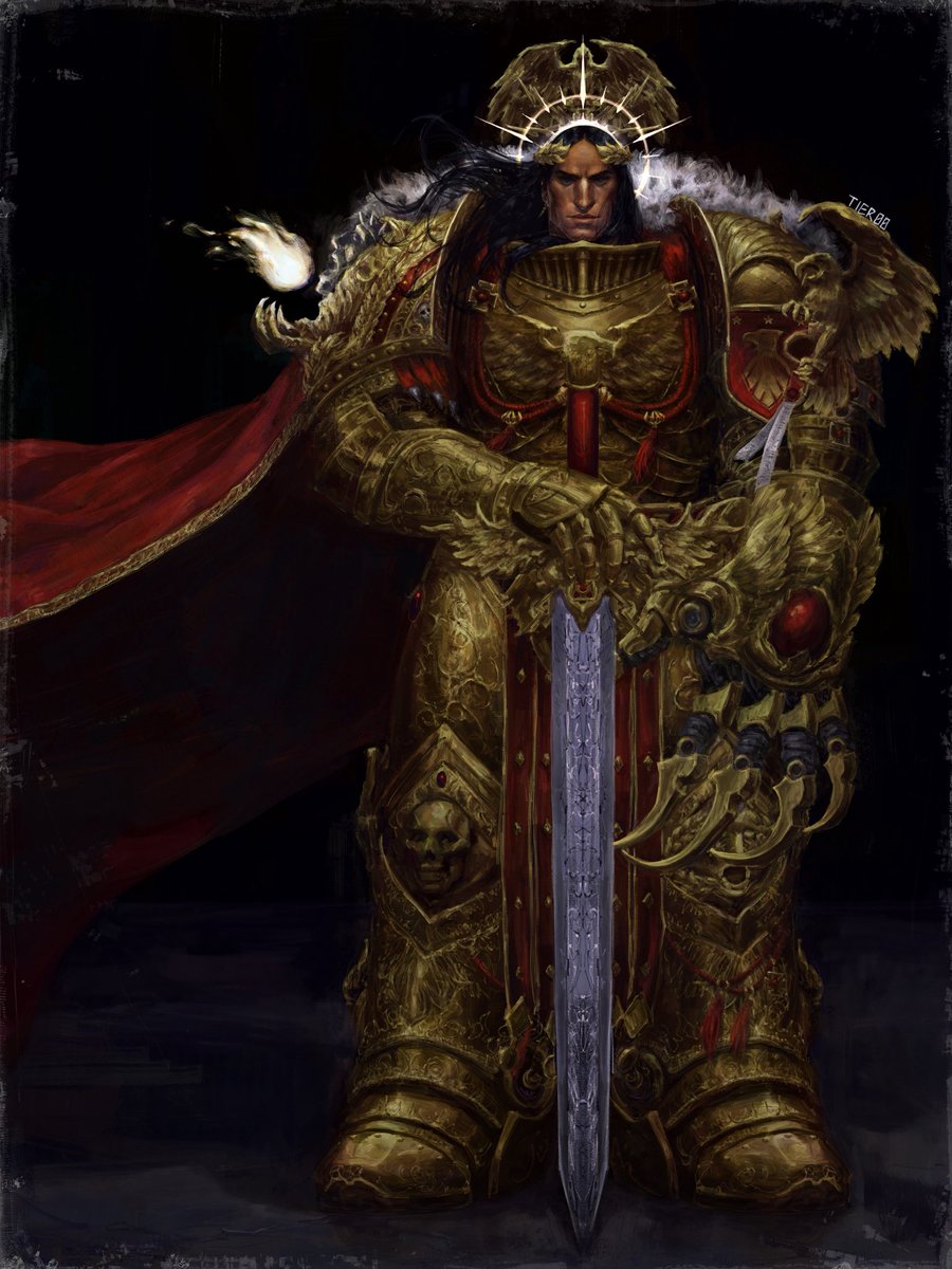 tierzerozero's tweet image. Master of Mankind

#warhammer40k #WarhammerArt