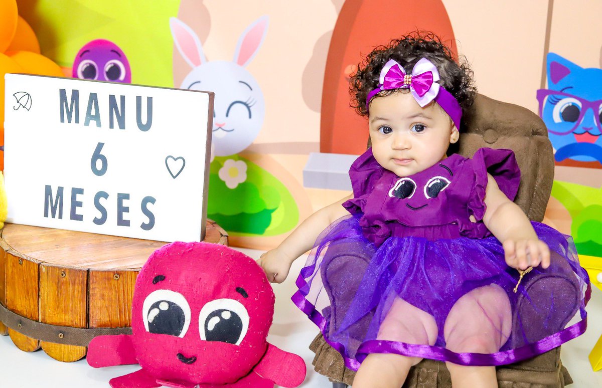 6 meses da minha menina 🥹💜